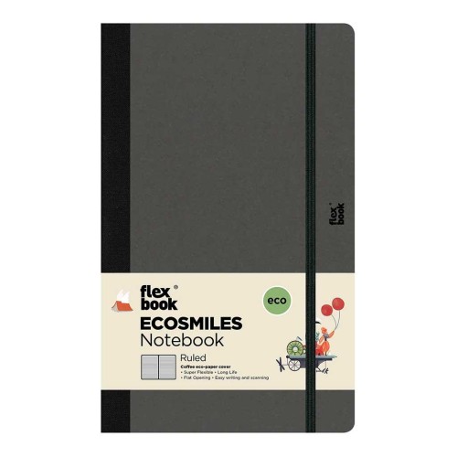 Flexbook Ecosmiles Notebook Coffee 192 Ruled Pages 130mm x 210mm Flexbook Ecosmiles Notebook Coffee 192 Ruled Pages 130mm x 210mm